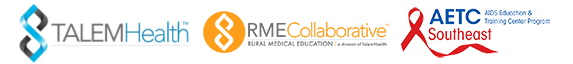 Talem Health Logo, RME Collaborative Logo, AETC Southeast Logo